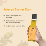 Jojoba Oil 100% Pure Cold Pressed Unrefined For Face, Hair & Skin