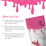 Dragon Fruit Clay Mask Powder 100 Gm