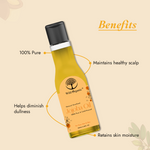 Jojoba Oil 100% Pure Cold Pressed Unrefined For Face, Hair & Skin