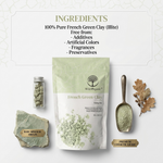 French Green Clay Powder- Toning Clay -100gm