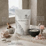 Wild Organic White Himalayan Clay Powder - Brightening Clay - 100gm