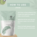 Glacial Marin Clay Powder - Nourishing Clay - 100gm