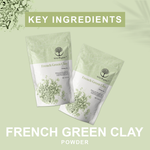French Green Clay Powder- Toning Clay -100gm