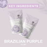 Brazilian Purple Clay Powder - Flawless Skin Clay - 100gm