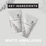 White Himalayan Clay Powder - Brightening Clay - 100gm