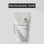 White Himalayan Clay Powder - Brightening Clay - 100gm