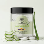 Wild Organic 100% Pure Aloe Vera Gel for Face, Skin & Hair | Deep Hydration | Soothes Sunburn | Moisturizes Dry Skin | Helps Reduce Acne & Blemishes | Natural Multipurpose Aloe Gel | 400g