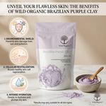Brazilian Purple Clay Powder - Flawless Skin Clay - 100gm