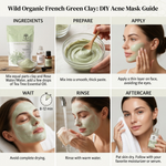 French Green Clay Powder- Toning Clay -100gm