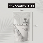 Wild Organic White Himalayan Clay Powder - Brightening Clay - 100gm