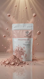 Wild Organic French Pink Clay Powder - Smooth and silk Clay - 100gm