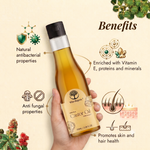 Wild Organic 100% Pure Cold Pressed Castor Oil| Hair Growth, Beard, Eyelashes, Eyebrows & Skin Care