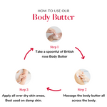 British Rose Body Butter - 100 gm
