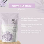 Brazilian Purple Clay Powder - Flawless Skin Clay - 100gm
