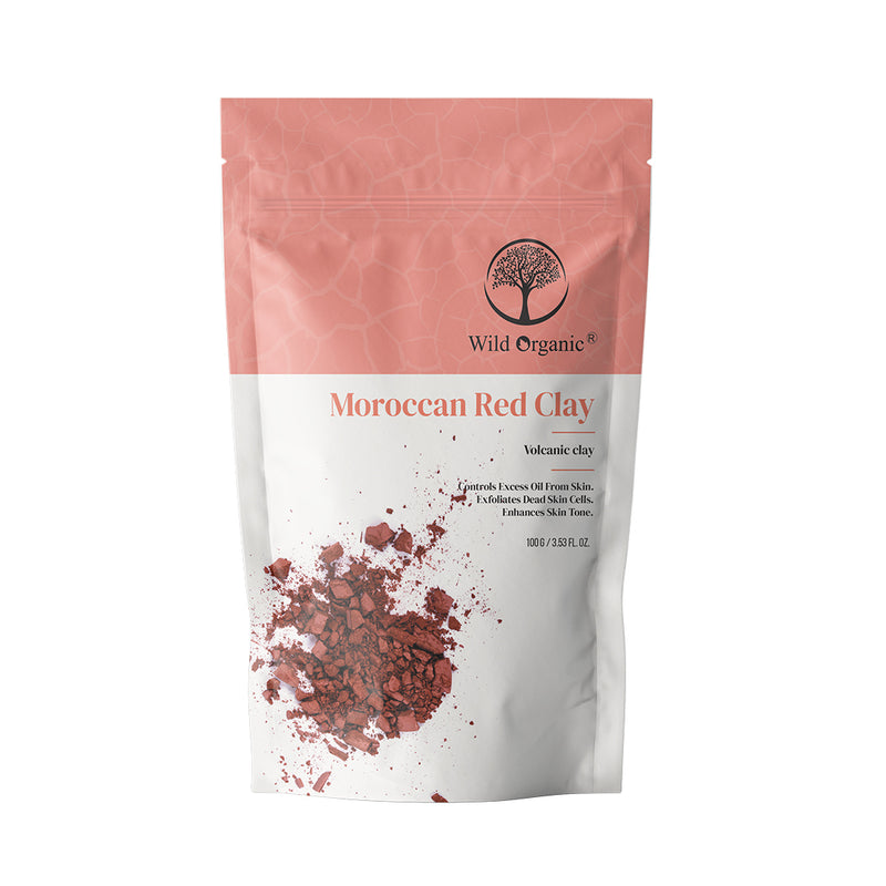Moroccan Red Clay - Volcanic Clay - 100gm