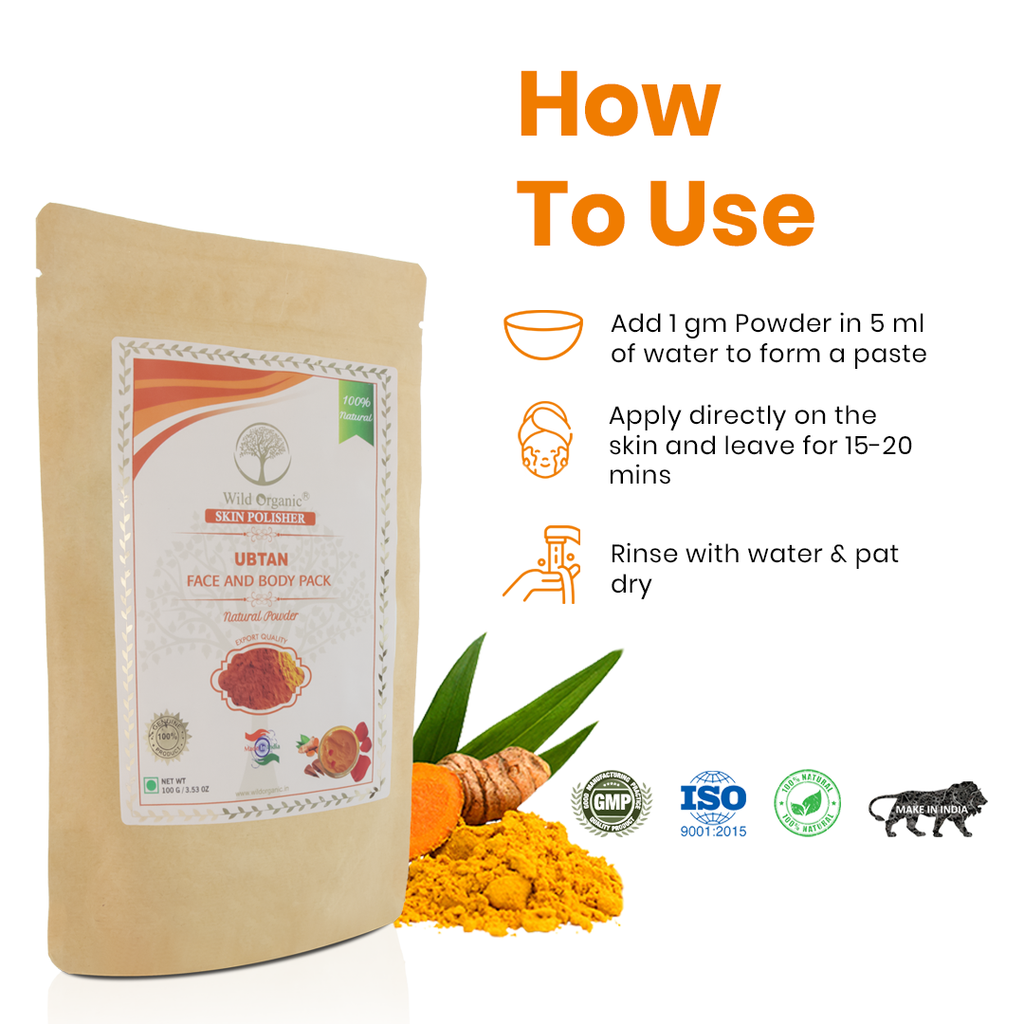 NATURAL UBTAN POWDER - 100 gm – Wildorganic ind