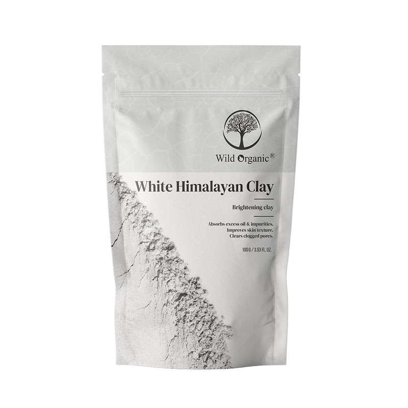 White Himalayan Clay Powder - Brightening Clay - 100gm